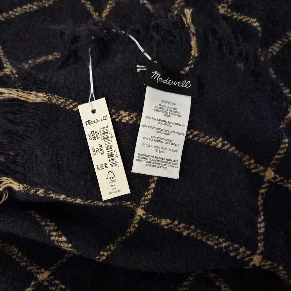 Madewell blanket scarf